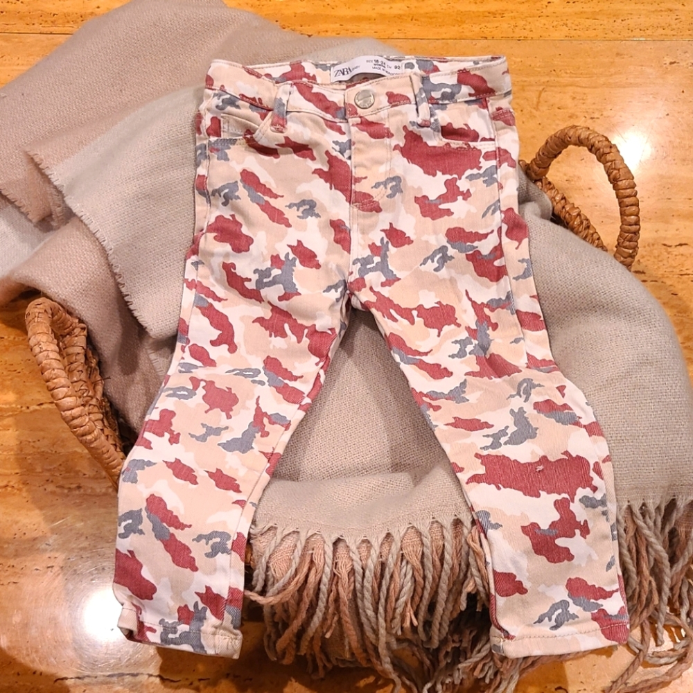 Zara Baby Camouflage Jeans- Girls